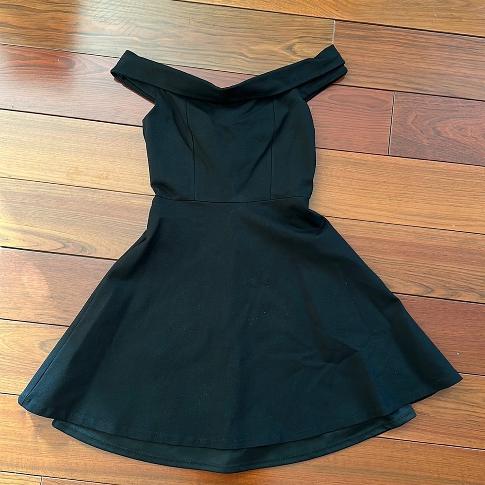Black Off the Shoulder Lulus Dress